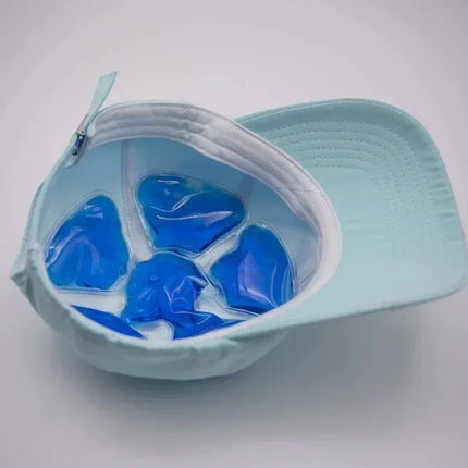 Reusable Gel Cold Pack for Hats and Helmets, Ice Gel Pack Cooling Pad for Hard Hat, Flexible Ice Pack for Heat Relief