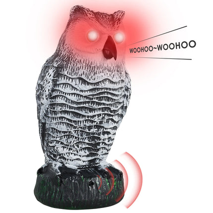 Raccoon Deterrent and Bird Deterrent for Garden, Realistic Fake Owl – image 4