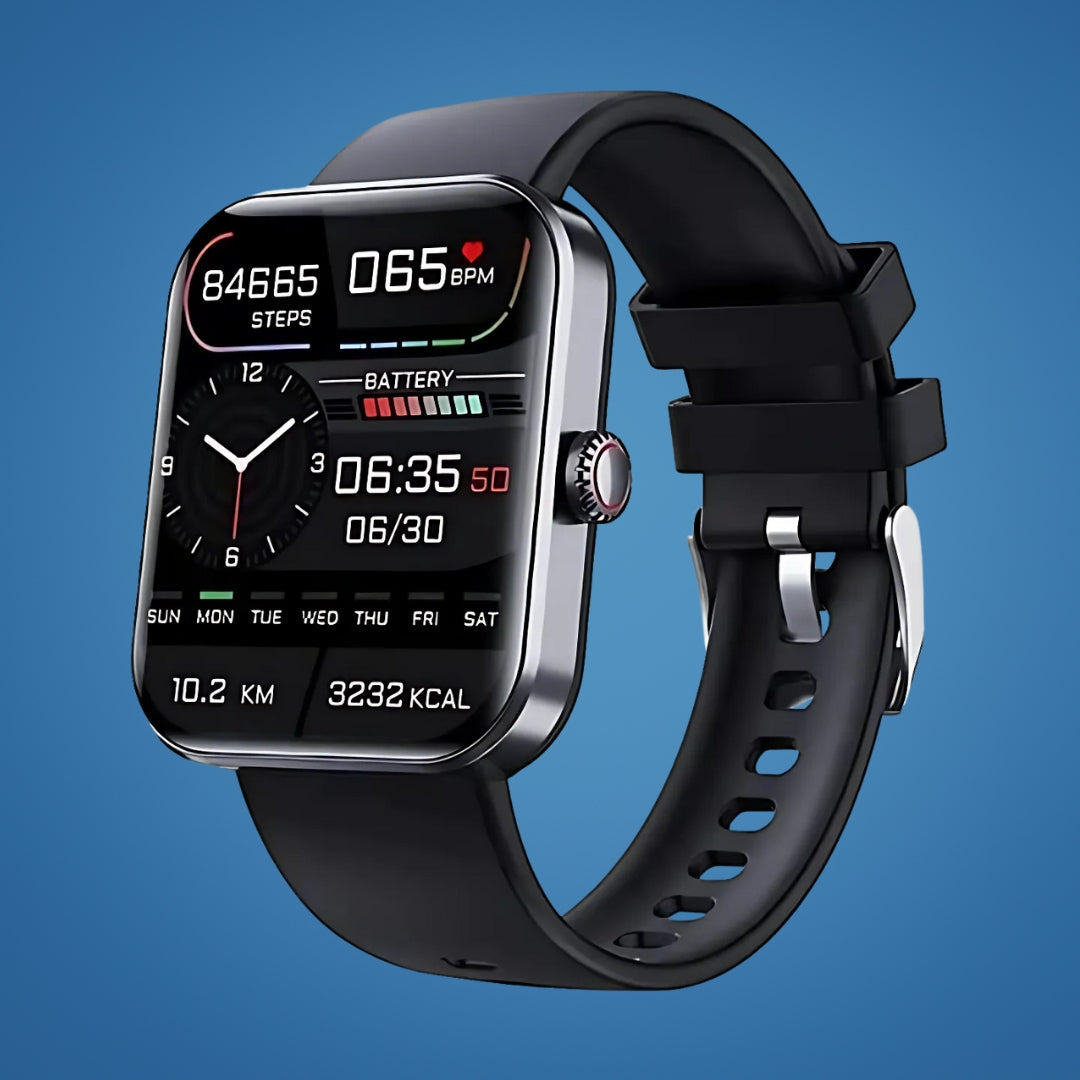 Tuzwa Smart Health Watch – 1.5" AMOLED Fitness Tracker with Heart Rate, Activity Tracking, Bluetooth 5.0, IP68 & 7-Day Battery