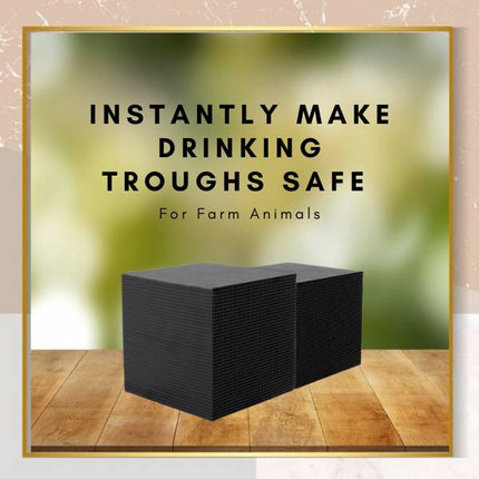 Water Purifier Cube for Livestock Troughs, Activated Carbon Block for Fish Tank Algae Control – image 4