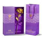 Gold Dipped Rose with Gift Box, 24K Gold Flower, Mothers Day Gift for Mom, Valentines Gift for Her, Gifts for Women
