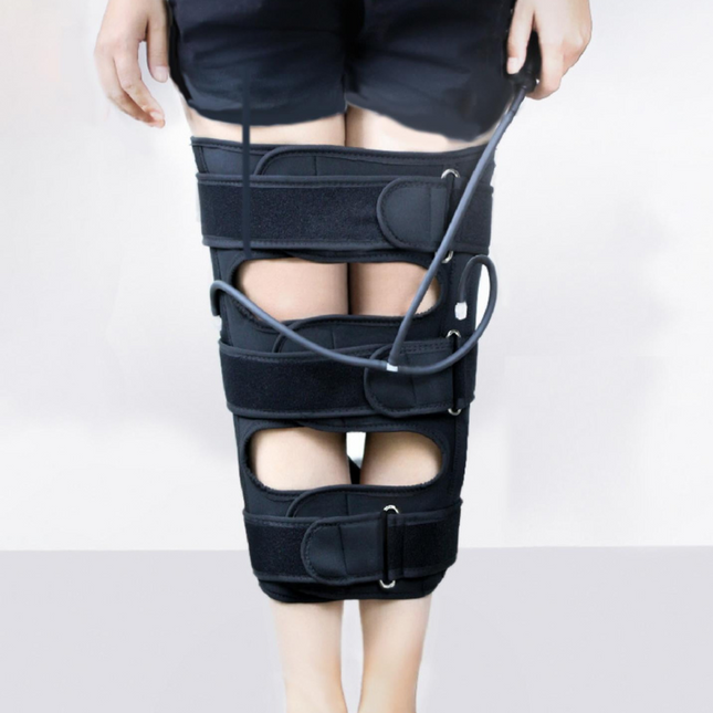 Bow Leg Correction Air Pressure Belt for Adults and Kids, Bow Leg Brace, Orthopedic Support Belt with Knee Pad