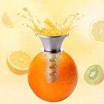 Tuzwa Manual Citrus Juicer – Stainless Steel Lemon & Lime Squeezer with Ergonomic Handles, Seed Filter & Easy-Clean Design