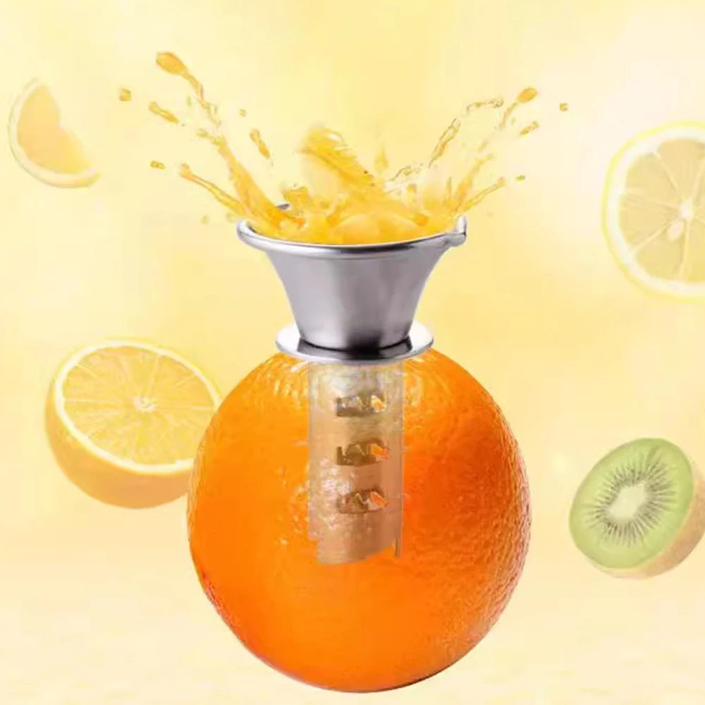 Tuzwa Manual Citrus Juicer – Stainless Steel Lemon & Lime Squeezer with Ergonomic Handles, Seed Filter & Easy-Clean Design