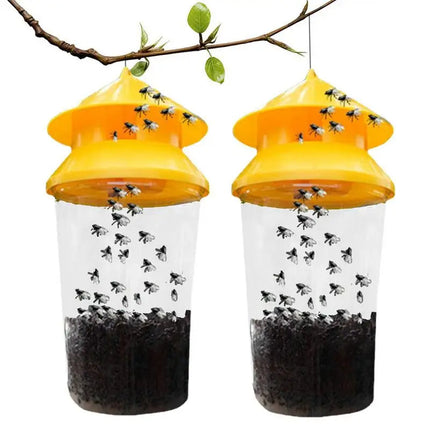 Fly Traps Hanging Reusable, Non Toxic Fly Catcher for Garden and Patio – image 5