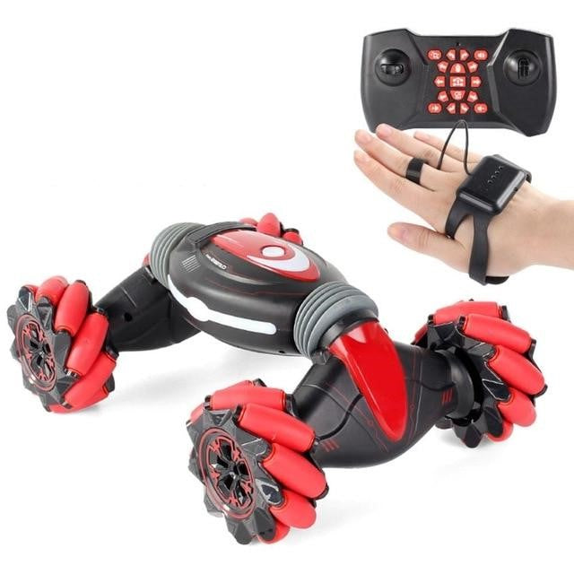 Remote Control Car for Kids, Gesture Control Stunt Car with Watch, 360 Degree Flip RC Toy Car with Lights and Sound