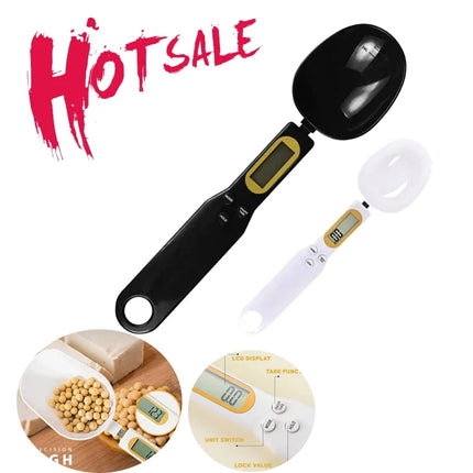Digital Kitchen Scale Spoon for Cooking, Electronic Measuring Spoon with LCD Display