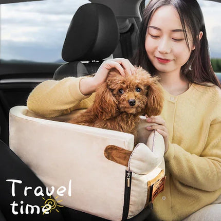 Dog Car Seat for Small Dogs and Cats, Puppy Car Seat for Travel – image 7