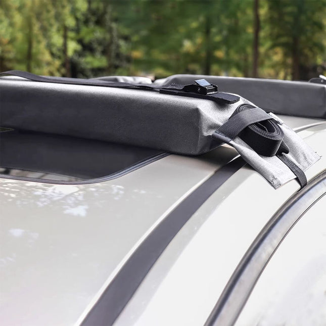 Kayak Carrier for Car, Foam Roof Rack Pads for Kayak, Surfboard and Canoe, Soft Roof Rack Pads with 2 Tie Down Straps