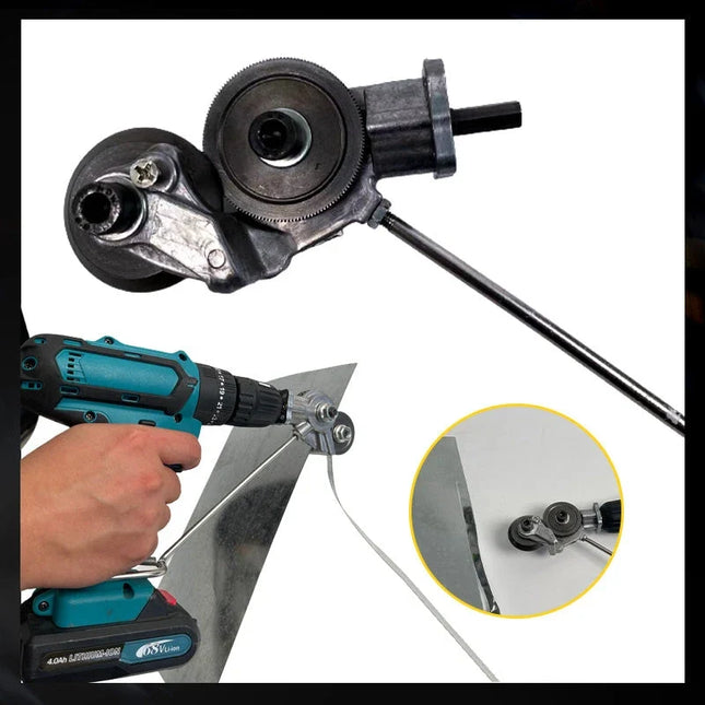Sheet Metal Cutter Drill Attachment, Metal Nibbler for Electric Drill