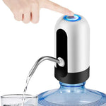 Tuzwa Automatic Water Dispenser – USB Rechargeable Electric Water Bottle Pump with Touch Control, Child Lock & Stainless Steel Spout