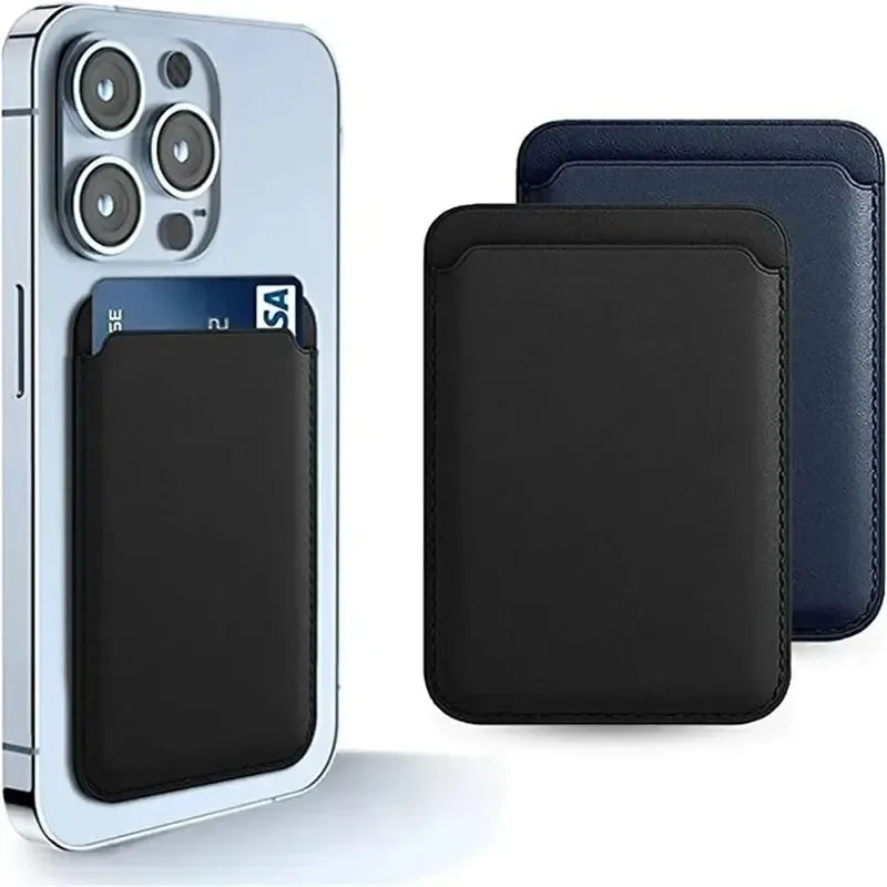 Tuzwa Magnetic Card Holder Wallet – 16-Magnet PU Leather Phone Wallet, 2–3 Card Capacity & Thumb Slot for iPhone 12–15