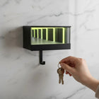 Key Holder for Wall, LED Car Key Holder with Infinity Light, 3D Printed Wall Mounted Key Rack, Gift for Car Guy