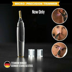 Tuzwa Precision Grooming Trimmer – Cordless Nose, Ear, Eyebrow, Beard & Mustache Detail Trimmer with Stainless Steel Blade & LED Light