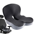 Seat Cushion for Office Chair, Memory Foam Car Seat Cushion with Lumbar Pillow, L Shaped Desk Chair Cushion
