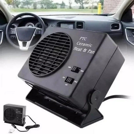 Portable Car Heater 12V, Plug in Car Heater for Cigarette Lighter with Automatic Thermostat, Ceramic Car Fan Heater