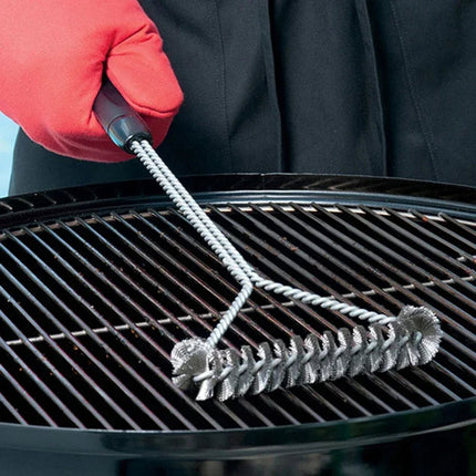 Grill Brush and Grill Cleaner, Stainless Steel Wire Grill Brush with Long Handle