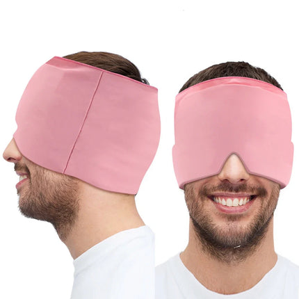 Migraine Cap and Headache Relief Cap, Reusable Ice Hat and Head Ice Pack