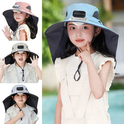Kids Cooling Hat, Wide Brim Sun Hat UPF 50+ for Summer Outdoor – image 5