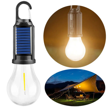 Solar Lantern with Built In Hook, Camping Lantern and Rechargeable Hanging Lantern
