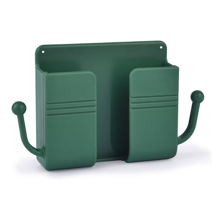 Wall Mounted Storage Holder with Multiple Compartments, Entryway Key and Mail Organizer Rack for Kitchen, Hallway and Office