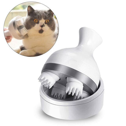 Dog Massager and Cat Massager with Silicone Brush, Dog Grooming Tool and Cat Grooming Tool for Shedding