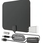 Indoor TV Antenna, Digital TV Antenna with Signal Booster, Amplified Digital Antenna with 10 ft Coax Cable