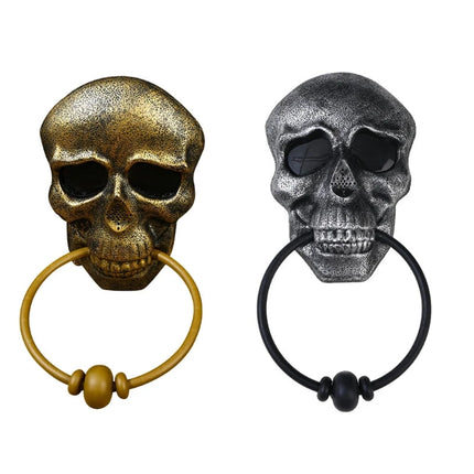 Halloween Decoration Skeleton Door Knocker, Gothic Skull Decor – image 4
