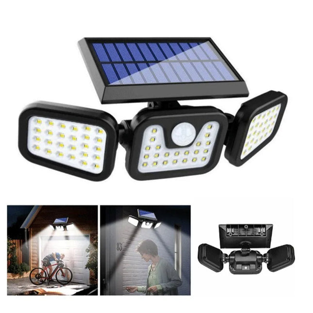 Motion Sensor Solar Light for Outdoor, 74 LED Motion Sensor Light Outdoor, IP65 Waterproof Solar Flood Light for Yard