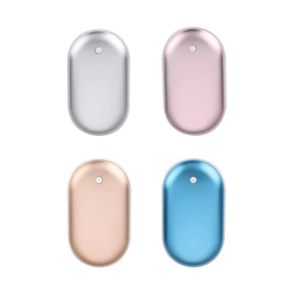 USB Rechargeable Hand Warmer, 5000mAh Portable Electric Pocket Hand Warmers for Men and Women, Double Sided Heating for Winter