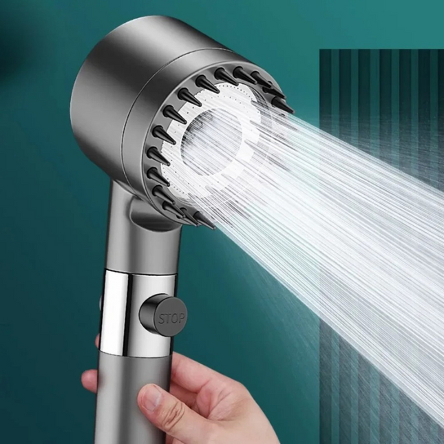 Shower Head with Filter, High Pressure Shower Head, Water Saving Rain Shower Heads with Massage Spray for Bathroom