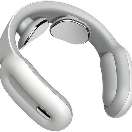 Neck Massager with Heat, Cordless Electric Neck Massager with Pulse Therapy