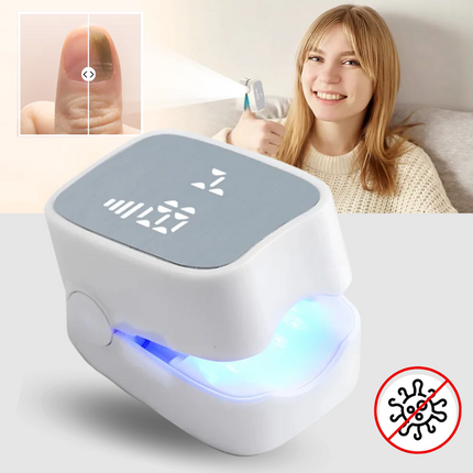 Cold Laser Therapy Device for Nail Fungus, Painless Home Laser Device with Blue Light and Pulsed Mode for Toenails