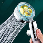 Shower Head with Turbo Propeller, High Pressure Shower Head Handheld with 360 Degree Spin, Water Saving Rain Shower Head