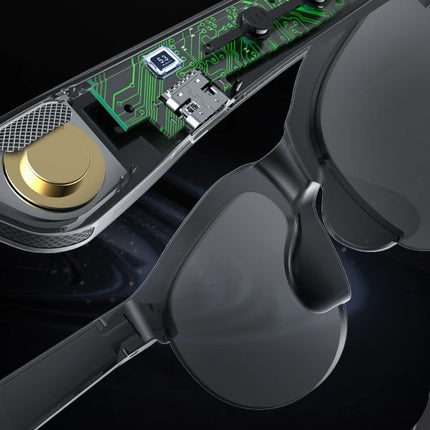 Smart Glasses with Translation, AI Smart Glasses and Bluetooth Sunglasses with Earbuds – image 4