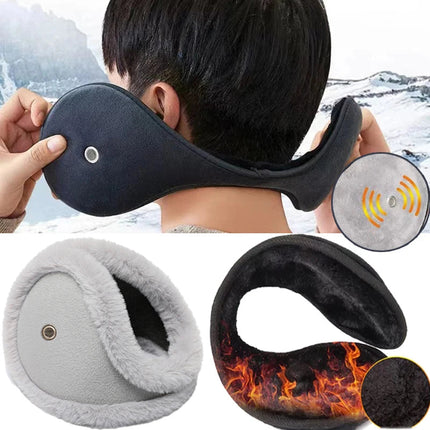 Winter Ear Muffs for Cold Weather, Ear Warmer Headband with Open Hearing Design, Soft Plush Winter Headband