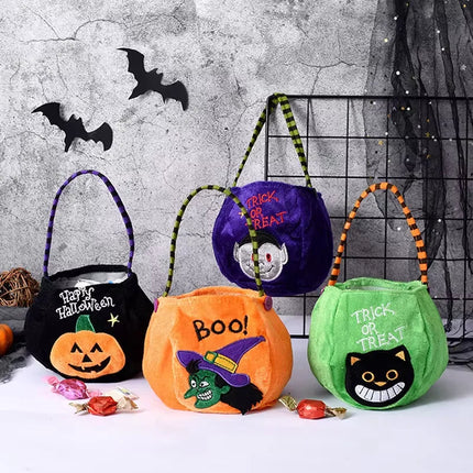 Trick or Treat Bags for Kids, Reusable Halloween Candy Bag for Party Favors – image 5