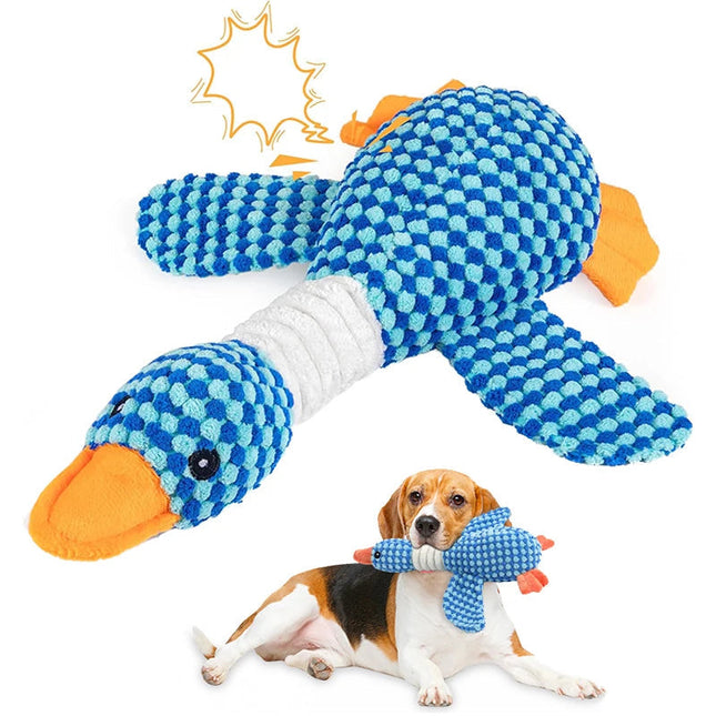 Dog Chew Toy with Squeaker, Puppy Chew Toy for Teething, Interactive Dog Toy for Small and Large Breeds
