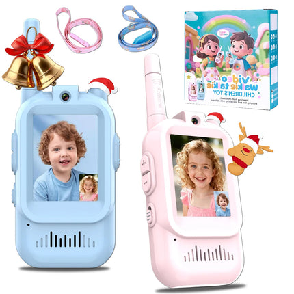 Video Walkie Talkie for Kids, Long Range Walkie Talkie 2 Pack – image 4