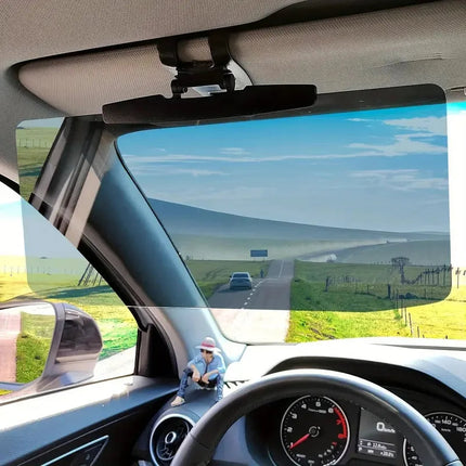 Car Sun Visor Extender, Anti Glare Polarized Car Visor for Night Driving, Sun Visor for Car with 180 Degree Rotation