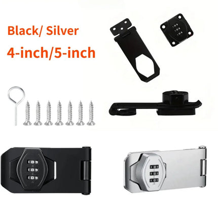 Cabinet Combination Lock Keyless 3 Digit, Locker Lock