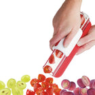 Vegetable Slicer for Cherry Tomatoes and Grapes, Handheld Fruit Slicer with 3 Blades, Tomato Slicer, Grape Cutter