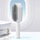 Hair Brush Self Cleaning with Retractable Bristles, Detangling Hair Brush with Scalp Massage, Nylon Detangling Brush