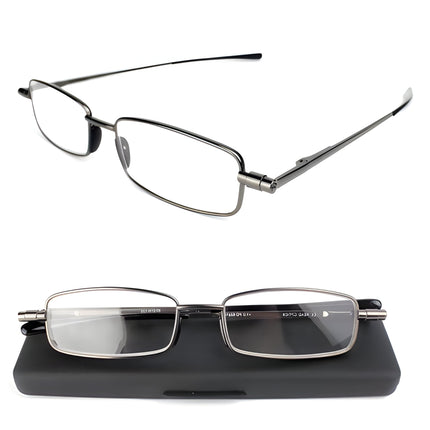 Folding Reading Glasses for Men with Spring Hinge