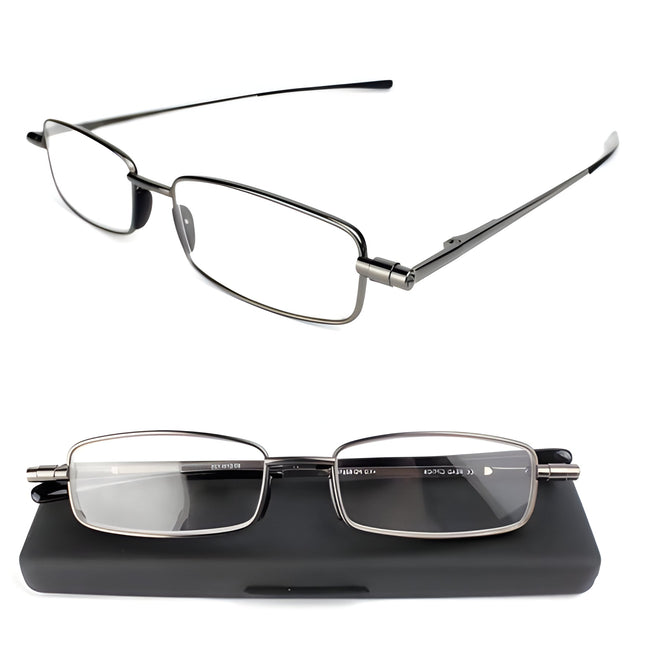 Folding Reading Glasses for Men with Spring Hinge