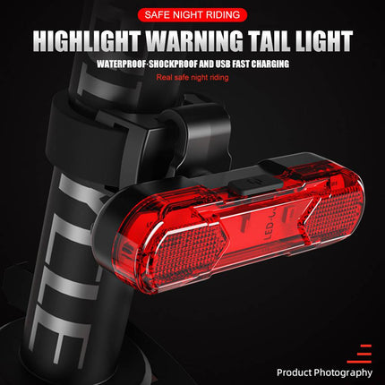 Bike Lights Front and Rear Set USB Rechargeable, IPX6 Waterproof Bike Taillight – image 7
