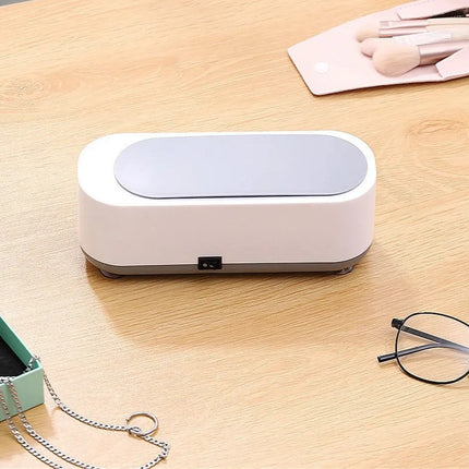 Tuzwa Compact Ultrasonic Cleaner – Adjustable Frequency Jewelry Cleaning Machine for Watches, Glasses & Small Items