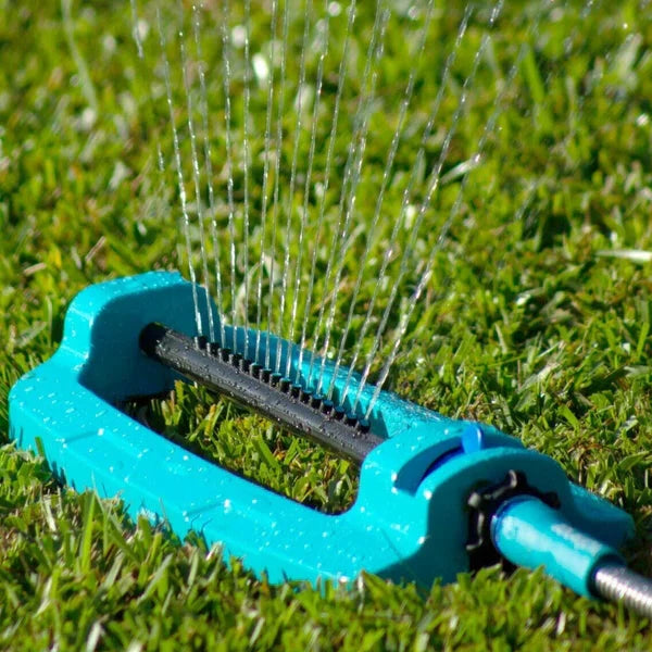 Sprinklers for Lawn and Garden, Oscillating Lawn Sprinkler with Adjustable Spray, 4500 Sq Ft Large Yard Water Sprinkler