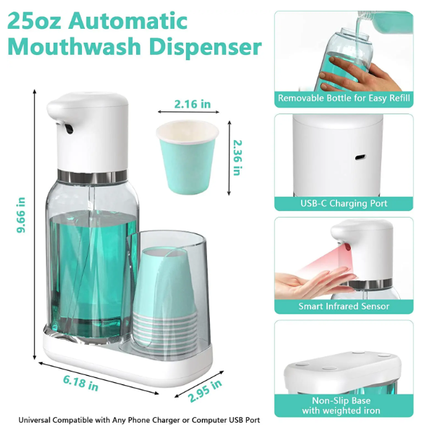 Automatic Mouthwash Dispenser with Infrared Sensor – image 5