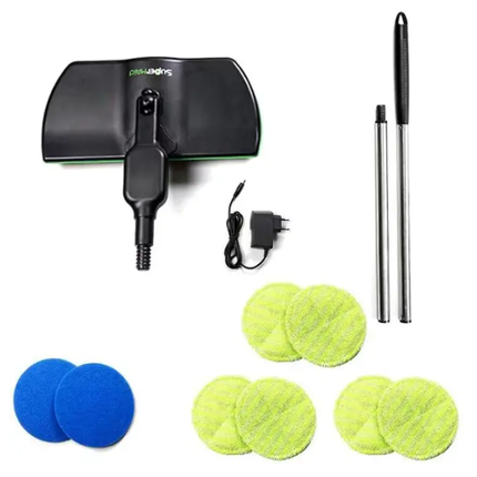 Cordless Electric Spin Mop Floor Cleaner, Floor Scrubber with Waxing Pads – image 10